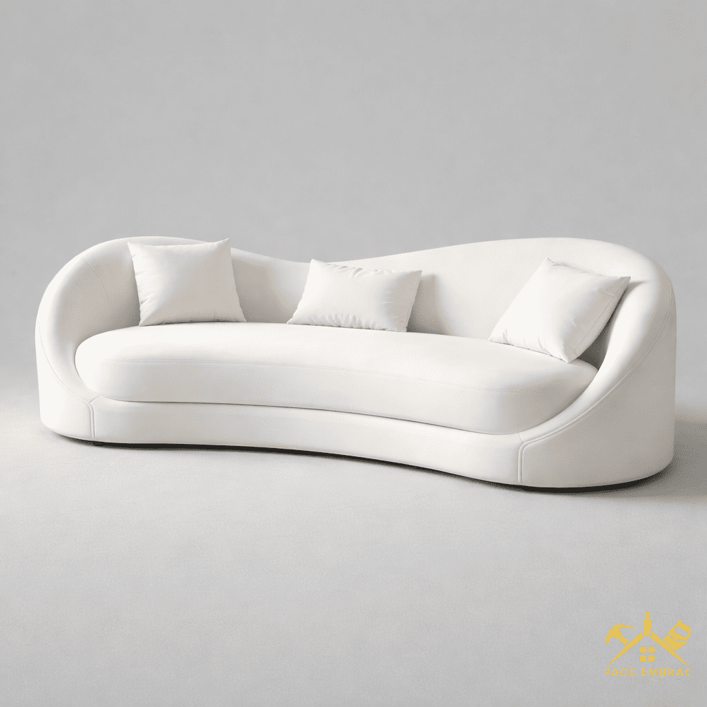 Aura Curve 2-Seater Sofa – Modern Minimalist Design - SEJF